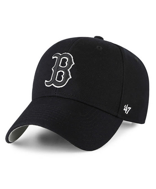 Boston Red Sox '47 Brand Black MVP Adjustable Hat