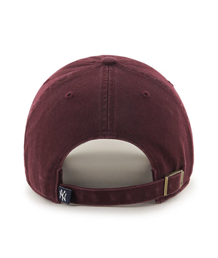 New York Yankees '47 Brand Maroon Clean Up Adjustable Dad Hat