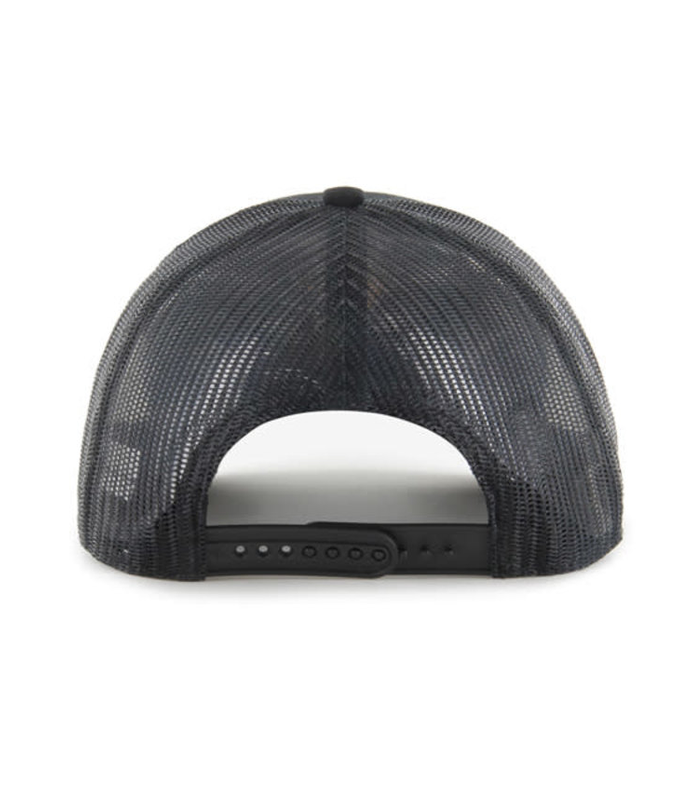 Boston Bruins '47 Brand Black Railway Trucker Adjustable Hat
