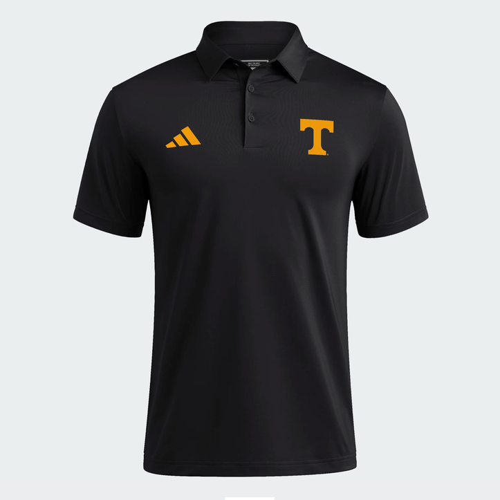 Tennessee Volunteers Adidas Black Ultimate 365 Men's Polo Golf Shirt