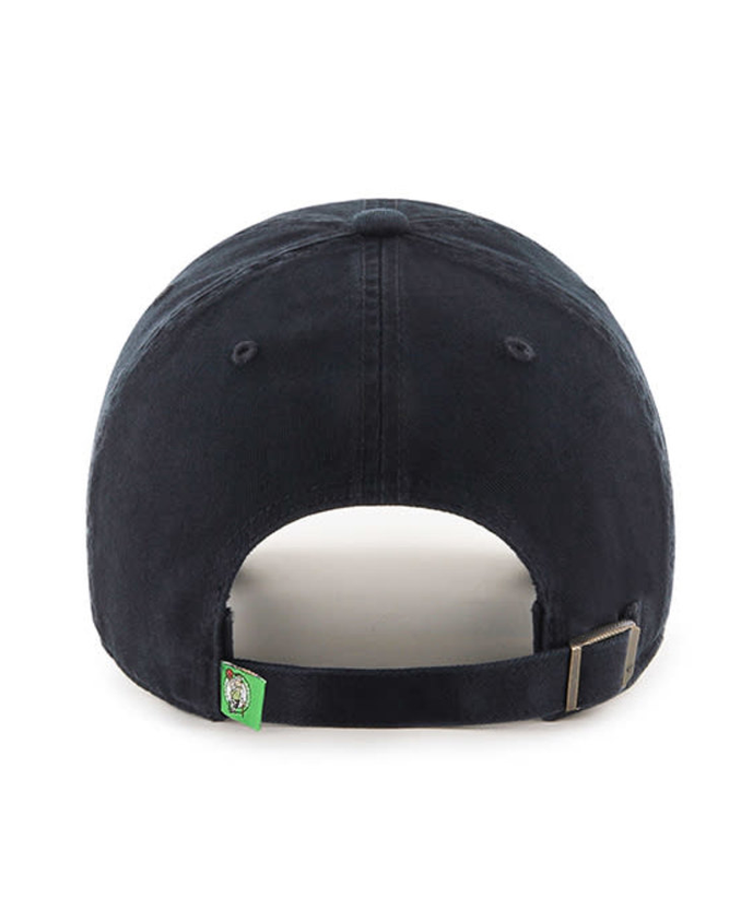 Boston Celtics '47 Brand Black Clean Up Adjustable Dad Hat