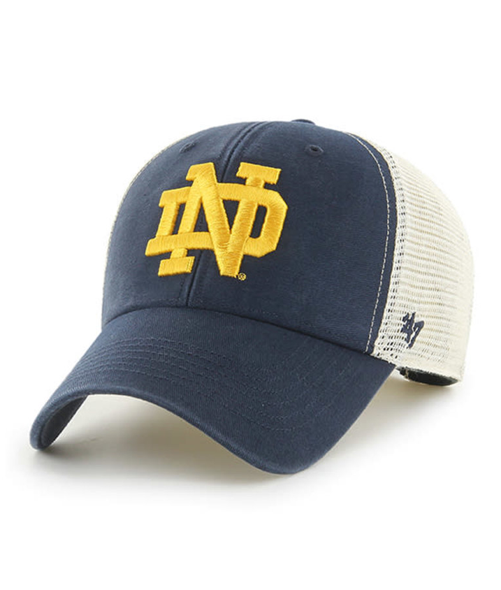 Notre Dame Fighting Irish '47 Brand Navy MVP Flagship Adjustable Trucker Hat
