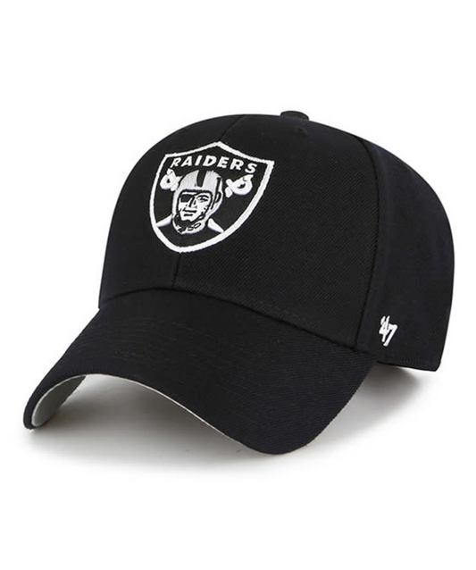 Las Vegas Raiders '47 Brand Black Adjustable MVP Hat
