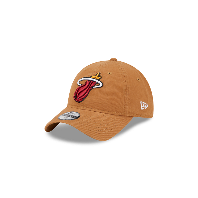 Youth Miami Heat New Era Light Bronze 9Twenty Adjustable Hat