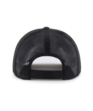 Detroit Lions '47 Brand Black Trucker Adjustable Strapback Hat